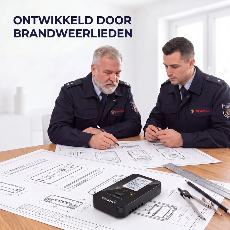 Melderix 4-in-1 CO-melder voor campers & caravans