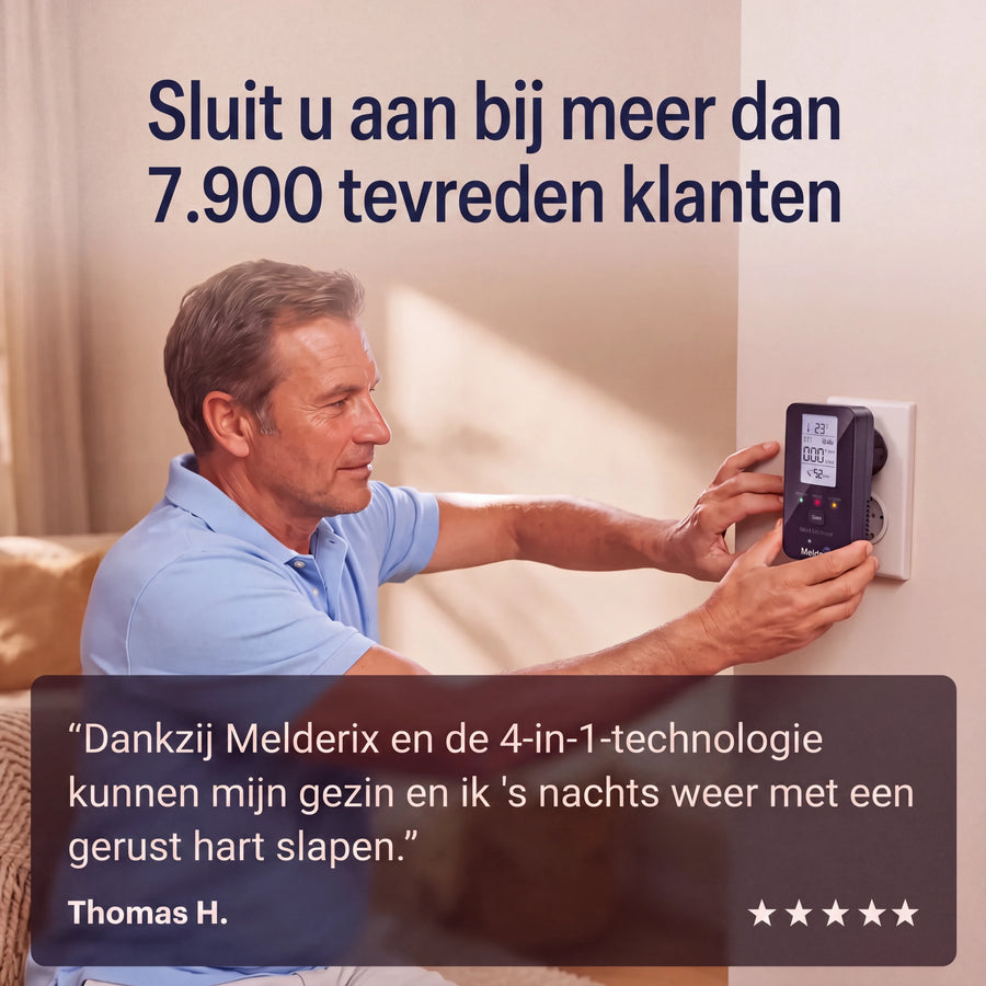 Melderix 4-in-1 CO-melder voor campers & caravans