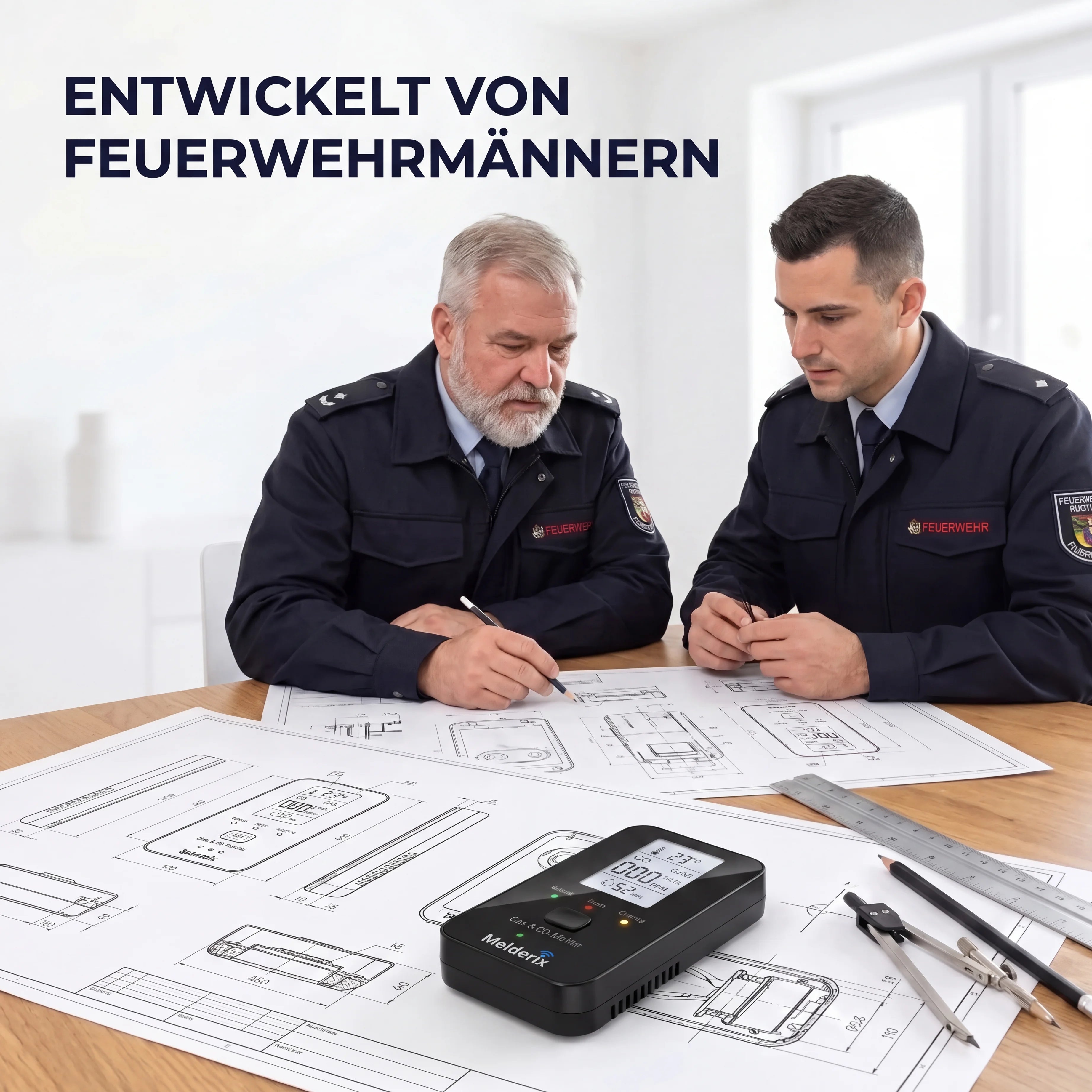 Melderix 4-in-1 CO-melder voor gezin & huisdieren